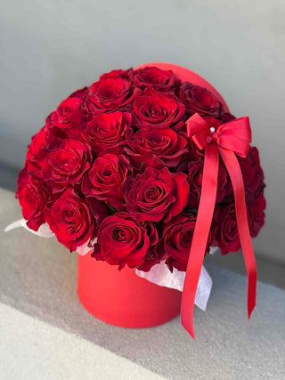 NO. 169. My Valentine Box with Red Roses