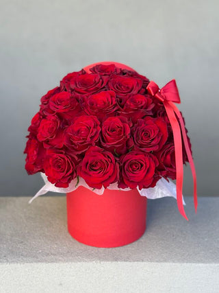 NO. 169. My Valentine Box with Red Roses